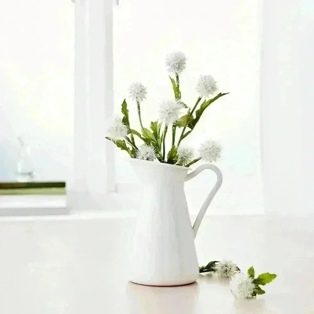 Ikea SOCKERÄRT Vase/jug, white, 6 